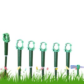 3/4” Garden Hose Guide Holder to Keep Hose Off Lawn, Outdoor Garden Hose Support Spike for Hose Off the Lawn Ground Yard Watering Equipment(6pk)