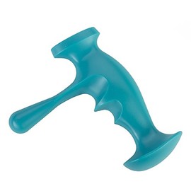 Aqua TheraPress® Trigger Point Massage Tool for Deep Tissues Massage That Relieves Pain from Feet, Shoulders, Neck, Back, Muscle, Arms & Legs - Perfect for Deep Tissue Massage Techniques (Aqua)
