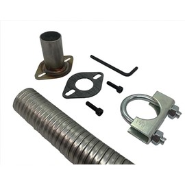 GenExhaust for Predator 5000 Generator 1 Steel tubing Exhaust Extension 5 Foot Length