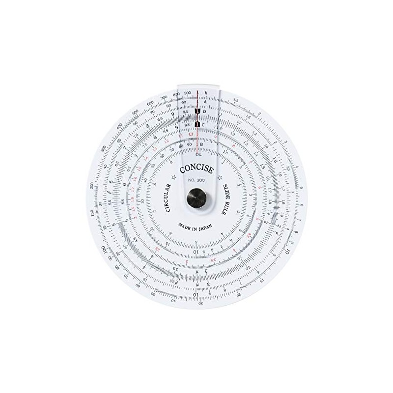 Concise 100829 Ruler Circular Calculator 300