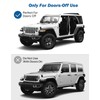 JOYTUTUS Mirrors Doors Off Compatible with 2018-2023 Wrangler JL/JLU &