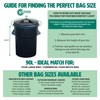 90L x 20 Compostable Compost Bag Food Waste Sacks -