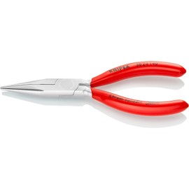 Knipex 30 23 140 Long Nose Pliers chrome plated plastic coated 140 mm