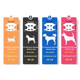 Cat Grooming Hammock Harness for Small Dogs,Pet Hammock Restraint Bag,Dog Grooming Sling for Trimming Nail and Ear/Eye Care(XS Size,6.5")