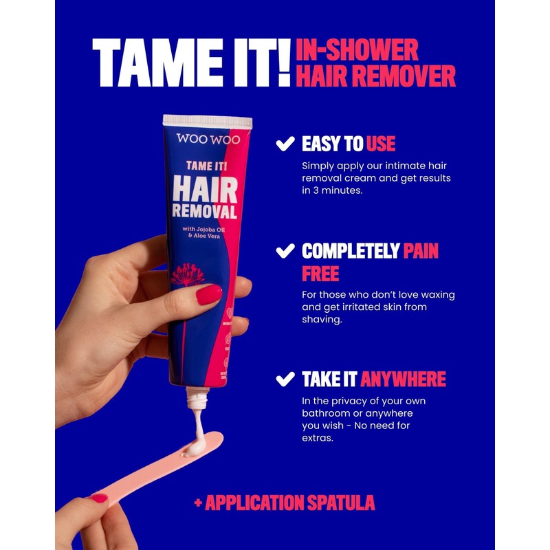 WooWoo Tame It! Natural Intimate Hair Removal Cream 50 ml