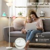 Luvkczc White Floor Lamp, 72" Tall Standing Floor Lamp with