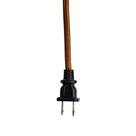 Creative Hobbies Rayon Cloth Covered Electric Lamp Cord With End Plug,