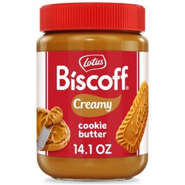 Lotus Biscoff 🟢 New Lotus Biscoff Creamy Cookie Nut-Free Spread Breakfast Butter Jar 13.4oz