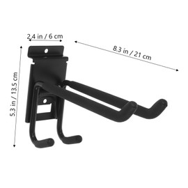 SHINEOFI Heavy Duty Utility Hooks Multi Function Wall Mount Garage Organizer for Tools Rakes Shovels More Sturdy Storage for Home Garden Durable Reliable Hanger for Efficient Organization