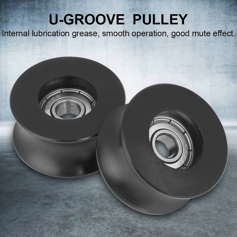 Groove Washer, Pack of 4, 0840UU Guide Roller, U-Groove Washer,