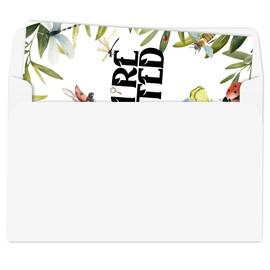 buwanJH Insect Bugs Birthday Party Invitation Cards, Bug Birthday Invitations for Boys Girls, Outdoor Bug Hunt Boy Insect Party Invites Fill in Blank, Double-Sided Design, 30 Cards with 30 Envelopes