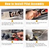 Criditpid 4021-732 Natural Gas Pilot Assembly for Heatilator, Quadrafire, Heat-n-Glo