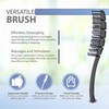 Flex Brush Vented Hair Brush for Blow Drying, Flexible Bristle