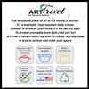 Jerusalem ArtTrivet Heat-Resistant Table Runner and Trivet - Fabric top