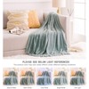 RECYCO Chenille Throw Blanket with Decorative Tassel Fringe Luxury Cozy
