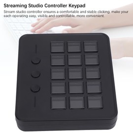 Studio Controller with 15 Customizable LCD Keys – Gaming Macro Keypad for OBS, Streaming, Video Editing, Music Production, Workflow Automation, PC Control