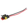 2 Pin Way Car Waterproof Electrical Connector AWG Wire Plug