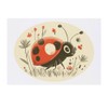 'Cute Sketchy Ladybug' Temporary Tattoo - Water Resistant, Skin-Safe, Non-Toxic