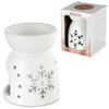 Burning Essence for Scented Wax Ceramic - Snowflake Carved