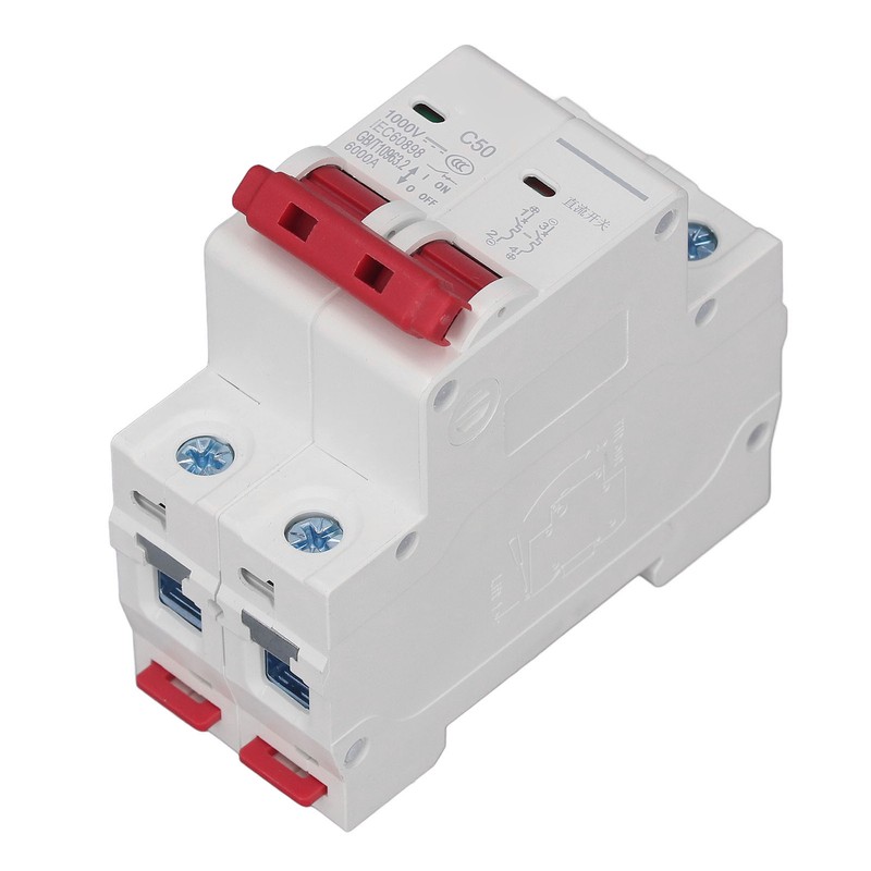 DC Miniature Circuit Breaker 2P Solar PV System 50A DIN