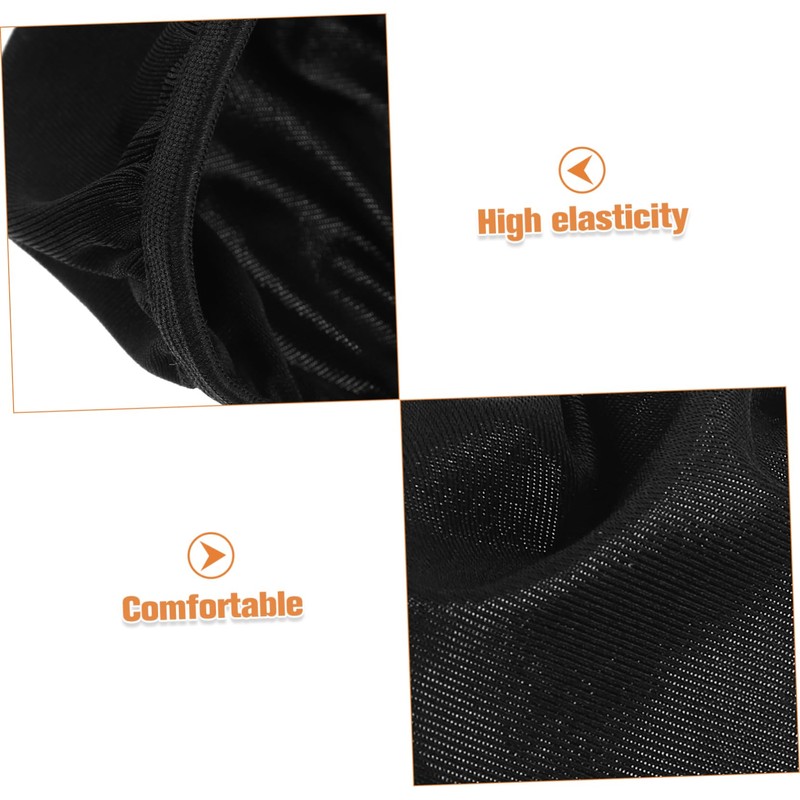 Levemolo 2pcs Stretchable Cotton Fabric Headphone Covers Reusable Ear Pads