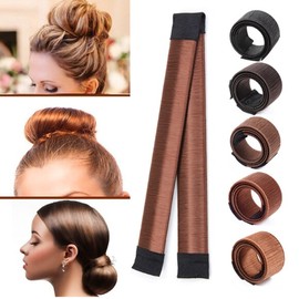 Bun hairstyle, topknot, hair band, updo tie / 똥머리 당고머리 밴드 올림머리 끈