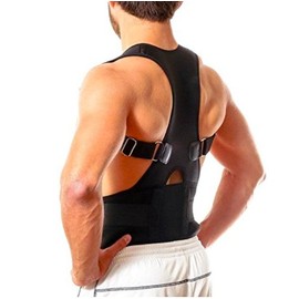 Corrector de postura comodo e ideal para corregir la espalda encorvada, mantenerla recta y enderezar. La mejor opción para evitar hombros caidos, corregir la joroba y mejorar la postura. Posture corrector brace para hombres y mujeres. (XXL)