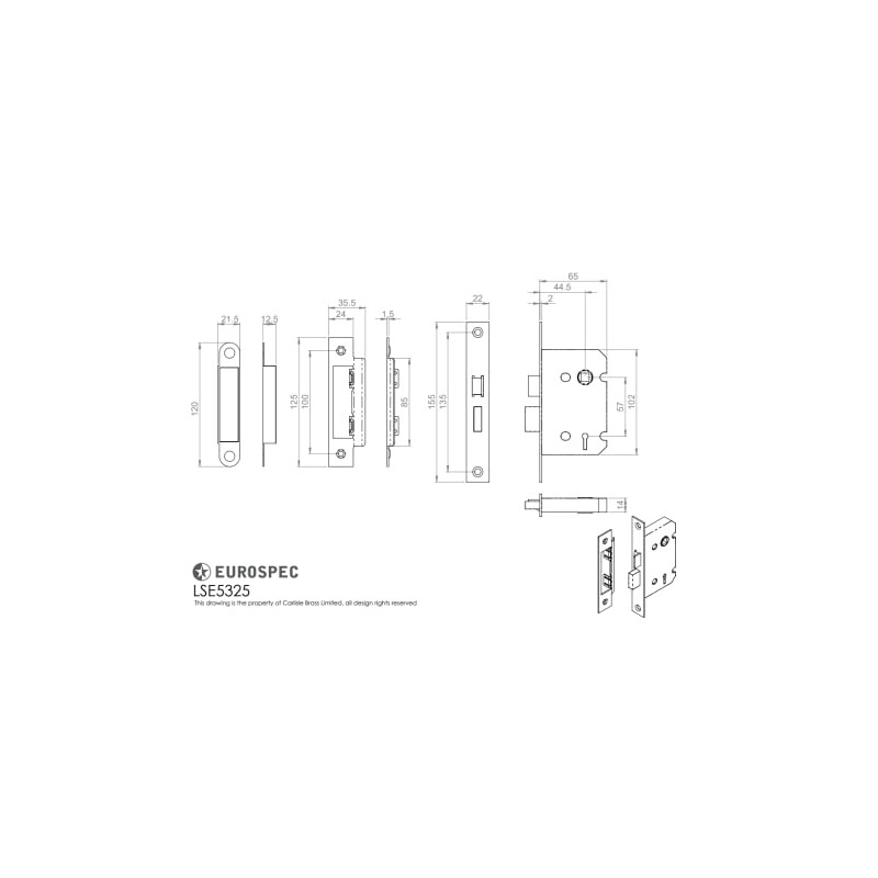3 Lever SASHLOCK - Economy