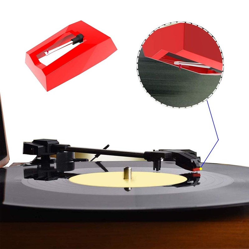 Mudimu Stylus for Record Player Including 3pcs Universal Turntable Replacement