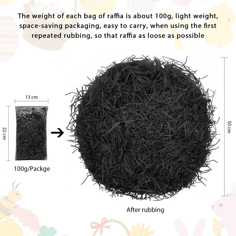 100 g Raffia Filling Material Gift Hamper Shred Shred Paper