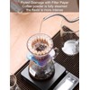 Pour Over Coffee Dripper,Reusable Slow Drip Pc Pp Pour Over