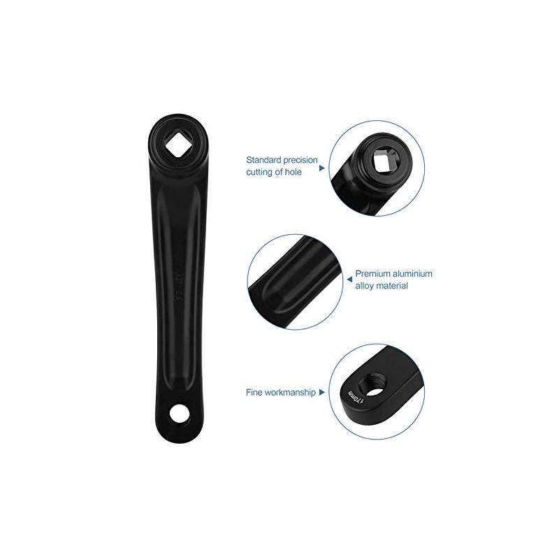 Bicycle Crank Arm, Aluminium Alloy Crank Arm Left 170 mm,