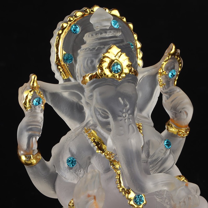 Southeast Asia Transparent Elephant God Ornaments Handicraft Decoration Daily Ornament