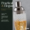 Barillio Glass Cocktail Shaker Set | 14 oz Cobbler Mixer