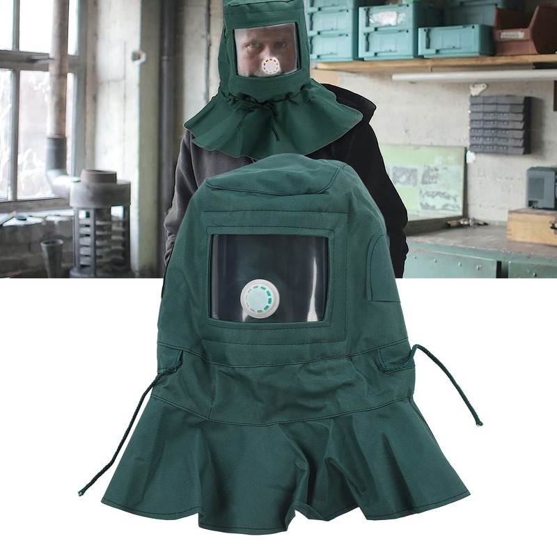 Sand Blasting Hood Industry Abrasive Sandblaster Hood Cover Shawl Cap