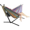 TechFaith Double Hammock Two Person Adjustable Hammock Bed with Space
