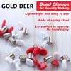 GOLD DEER 16Pcs Small Bead Stopper for Jewelry Making Spring