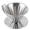 Stainless Steel Pour Over Coffee Dripper Cone Filter Cup Stand