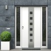 Graviers Design Door Sign Made of V2A Stainless Steel 215