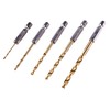Amtech F1110 5 Piece 6.25mm (1/4") Titanium Coated high Speed