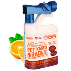 Sunny & Honey Turf Cleaner for Pet Urine Outdoors - Kid & Pet Safe - Artificial Grass Cleaner for Dog Urine - Long Lasting Scent - Odor Neutralizer for Concrete - All Outdoor Surfaces - Orange, 32oz