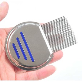 Lice Nit Comb, High Grade Stainless Steel Comb, Reusable Head Lice Treatment Combs, Lice Eraser Extra Strong Metal Tooth Head Louse Nit Remover Comb For Kids/Adults/Pets