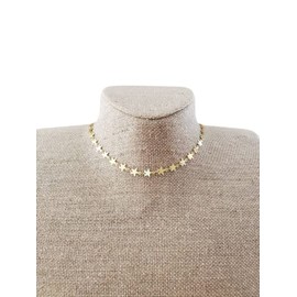 Star Chain Choker Sarah Cameron Necklace Obx Jewelry (Gold Plated)