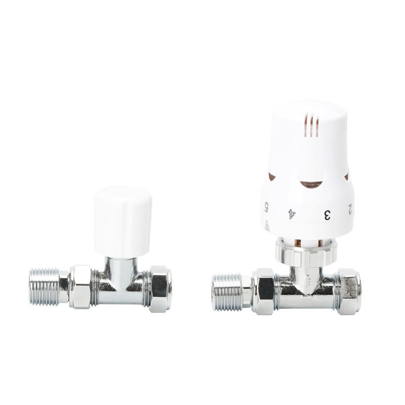 ARSIONE Thermostatic TVR Radiator Valve – 15mm, Modern Valve for