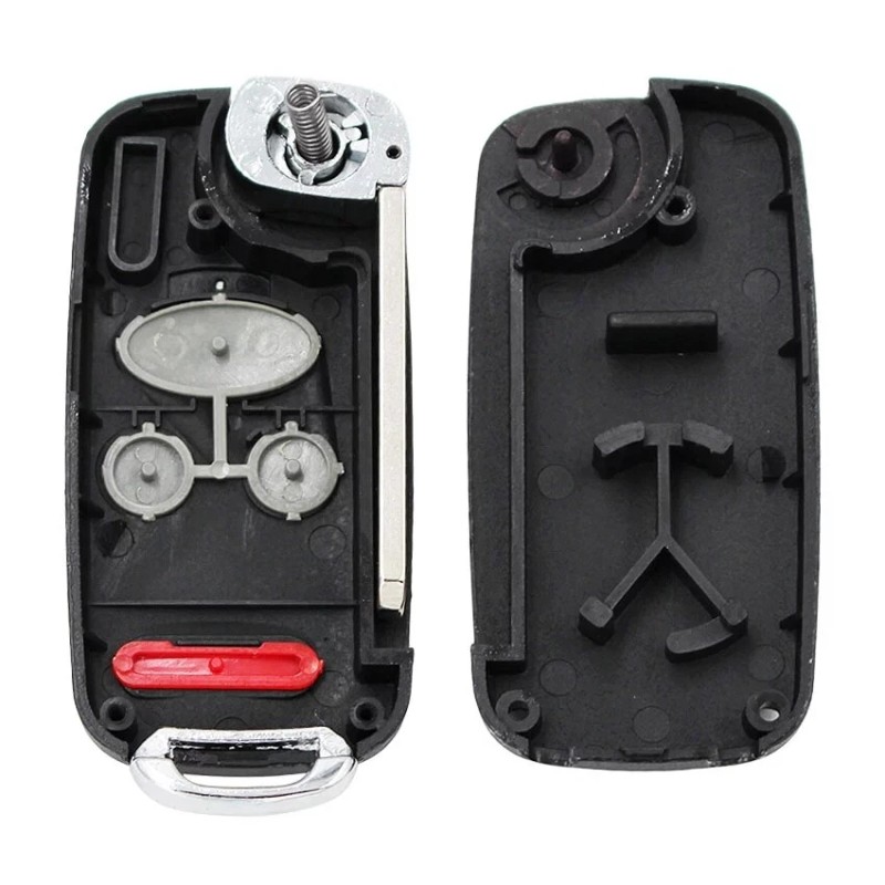 camprofessor Uncut 3 Button Conversion Flip Remote Key Shell Fob