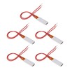 5pcs PTC Heating Element Aluminium Casing 35x15x5mm 270℃ Thermostatic Heating