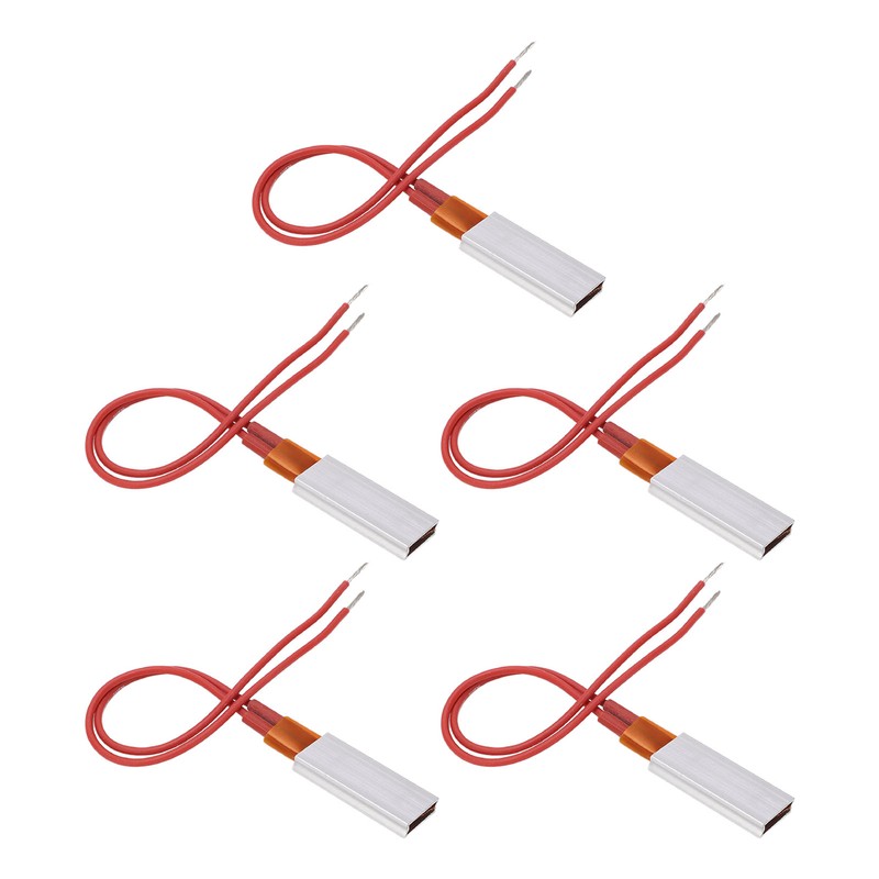 5pcs PTC Heating Element Aluminium Casing 35x15x5mm 270℃ Thermostatic Heating