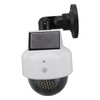 Solar Dummy Fake Camera Security Outdoor Solar Powered Simulated Surveillance