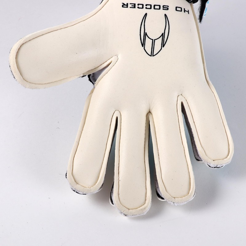 HO Soccer Trainer Arena Blue Goalkeeper Gloves, Unisex, Kids, Blue/Black,