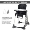 INFANS High Chair for Babies & Toddlers, Foldable Highchair with
